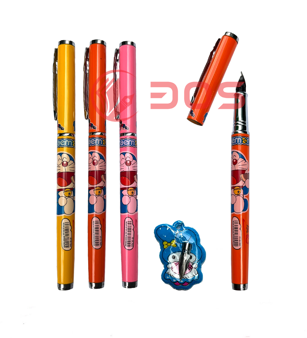 Bút máy điểm mười doreamon ft-01/do tặng kèm 1 ngòi thay thế