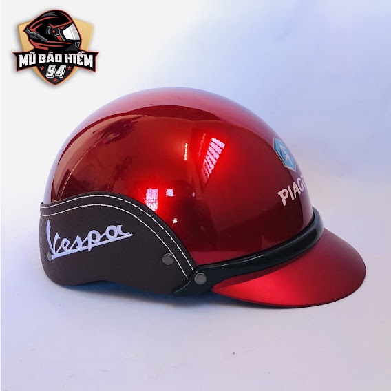 Mũ bảo hiểm nửa đầu vespa cao cấp cực đẹp và sang phù hợp cả nam và nữ giá rẻ