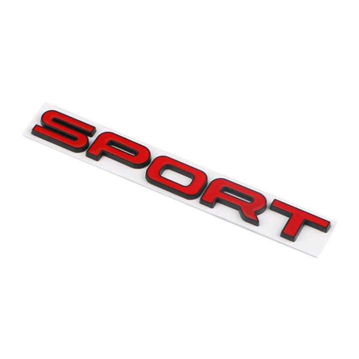 Decal tem chữ SPORT 3D cao cấp dán trang trí ô tô, xe hơi G100707