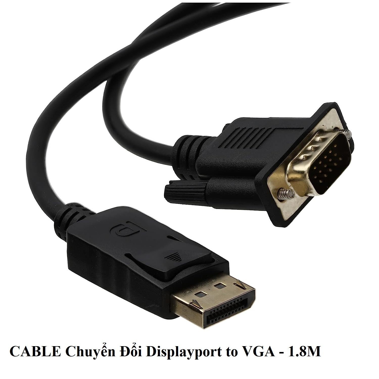 Cáp Chuyển Đổi Displayport to VGA Dài 1.8m