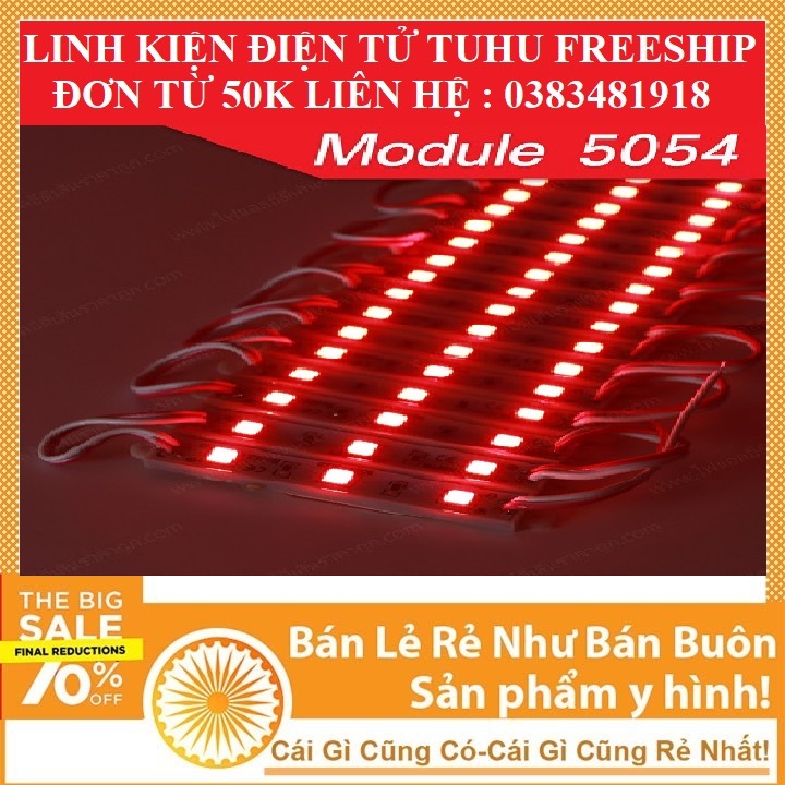 Led hắt siêu sáng 5054 12V - 3 Bóng Siêu Sáng