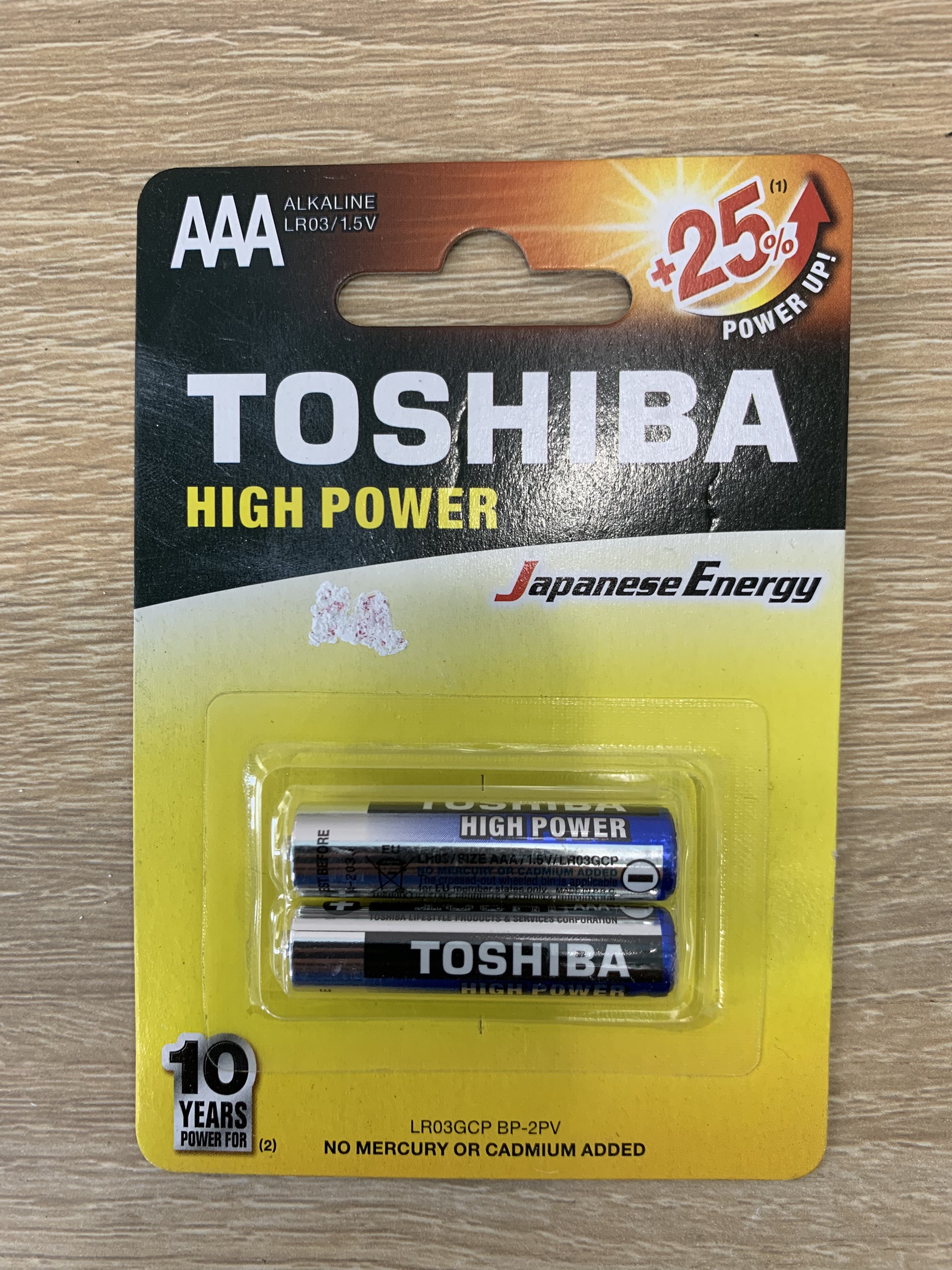 Pin Toshiba Alkaline High Power 1.5V (AA và AAA)