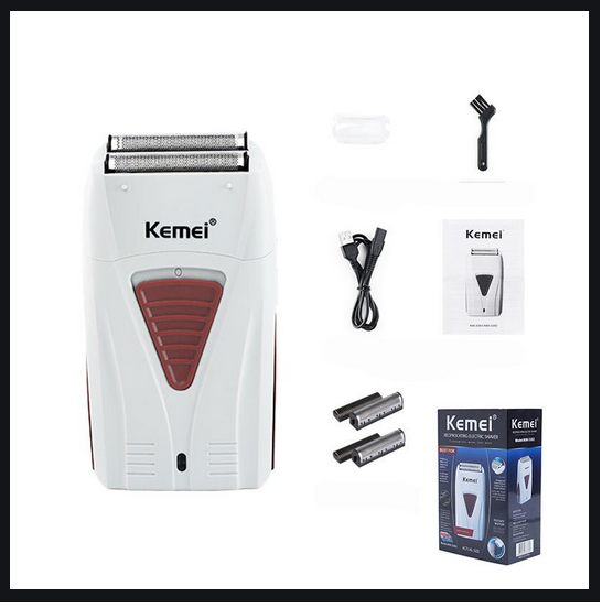 [HCM]Tông Đơ Cạo Khô Kemei KM 3382 Dùng Cạo Râu Và Cạo Trắng Tóc Tiện Dụng