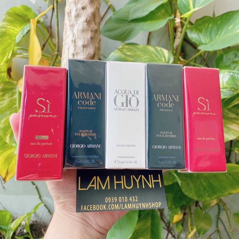 [ CHÍNH HÃNG] Nước hoa SÌ PASSION Đỏ 15ml