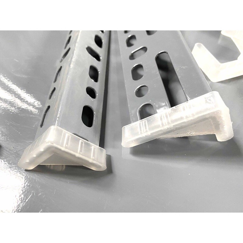 Ốc kệ sắt V lỗ + Ke góc tam giác lắp kệ sắt V lỗ đa năng
