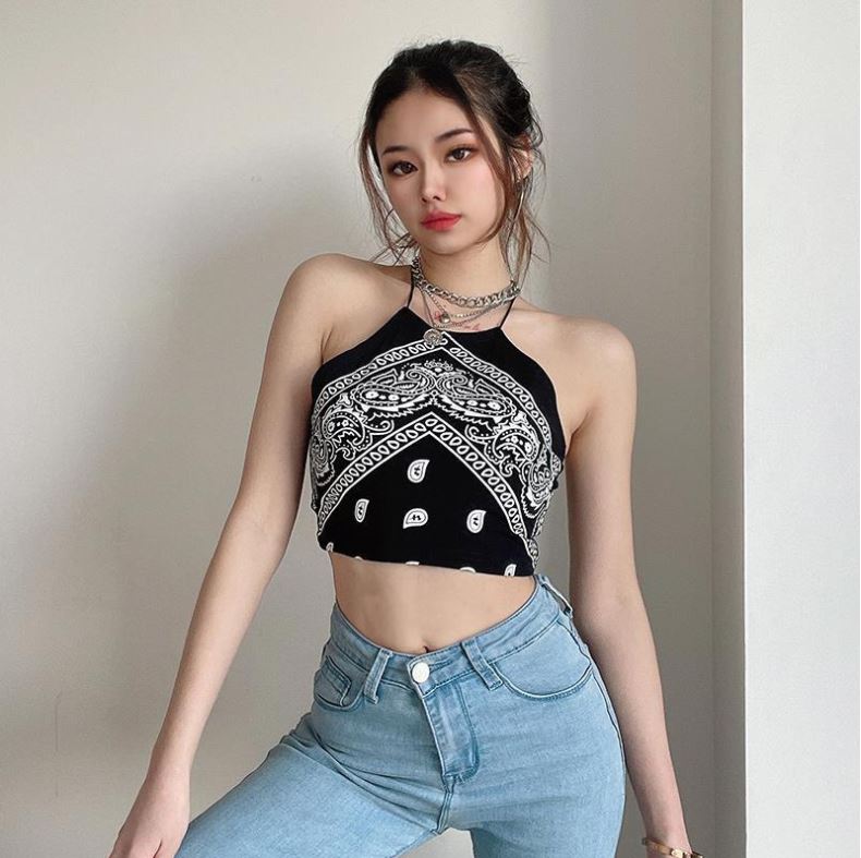 Áo yếm in thổ cẩm chất liệu bền đẹp