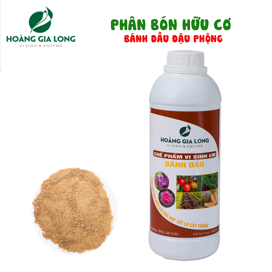 Phân hữu cơ Bánh dầu đậu phộng vi sinh