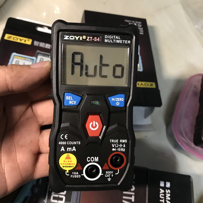Đồng hồ đo tự động hoàn toàn ZOYI ZT-S4 True RMS -- ZT-S1 version 2019
