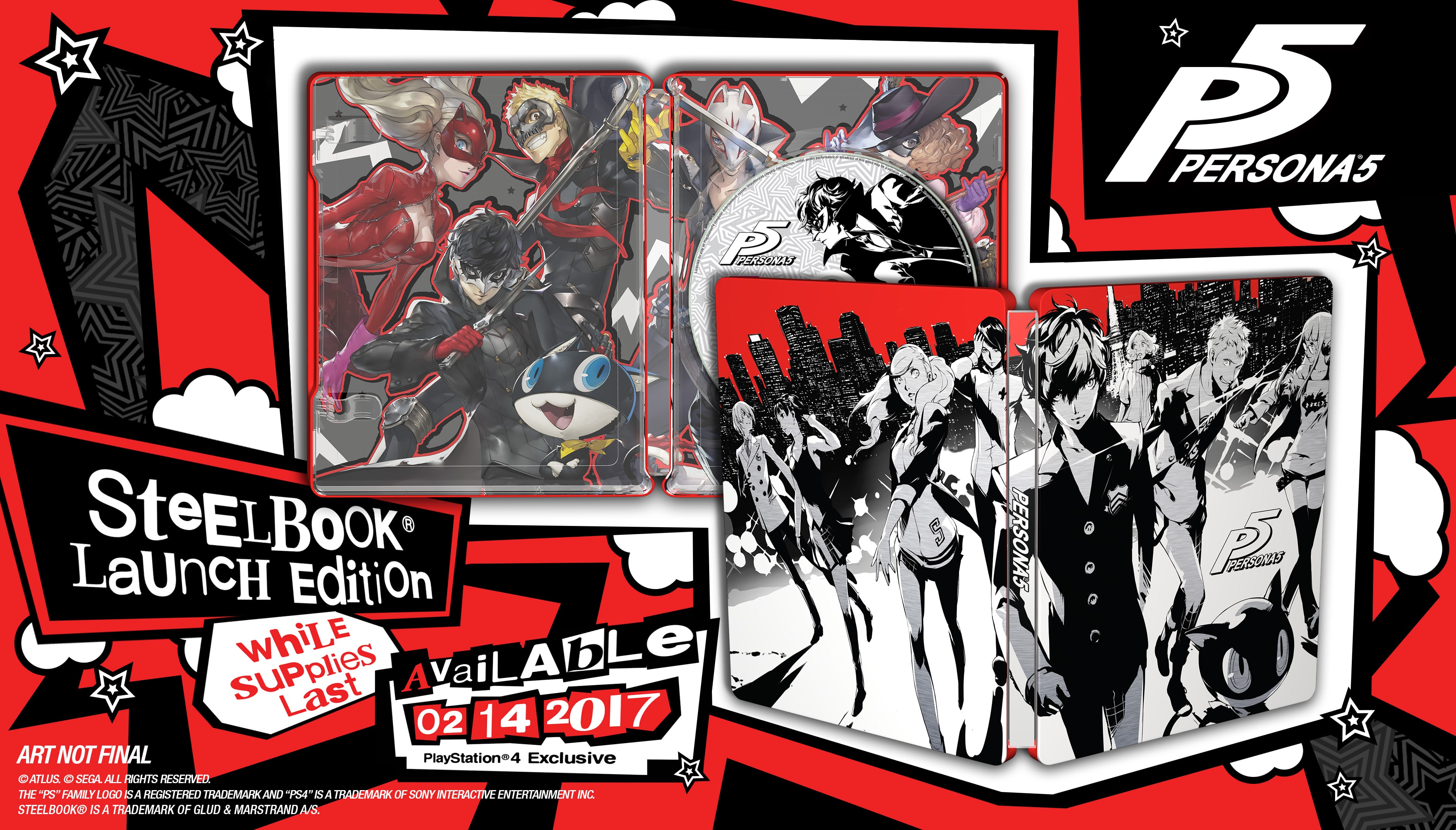 Đĩa Game Ps4 Persona 5 Royal Steeelbook Edition