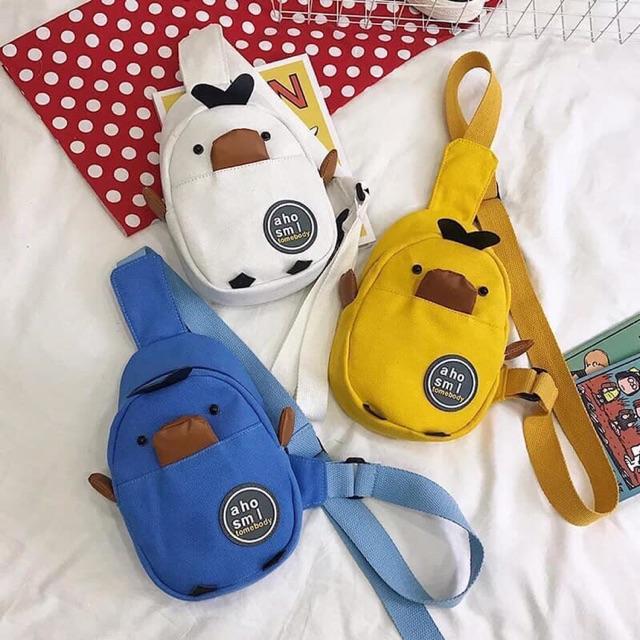 [HCM]Túi Bao tử Đeo chéo nữ hình con Vịt 3D cute