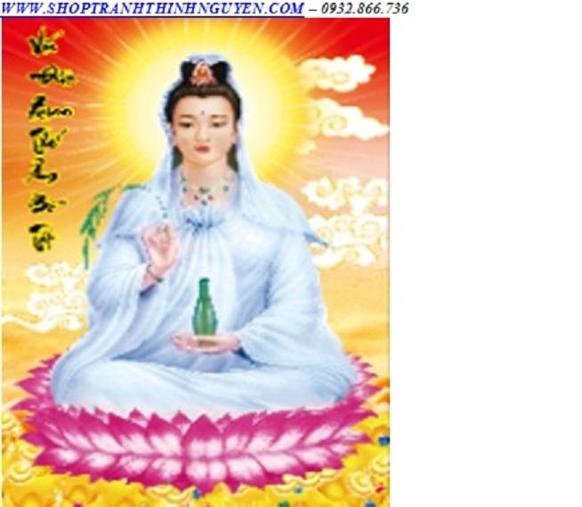 [HCM]Tranh đính đá Mẹ Quan Âm (chưa đính)-YN5348