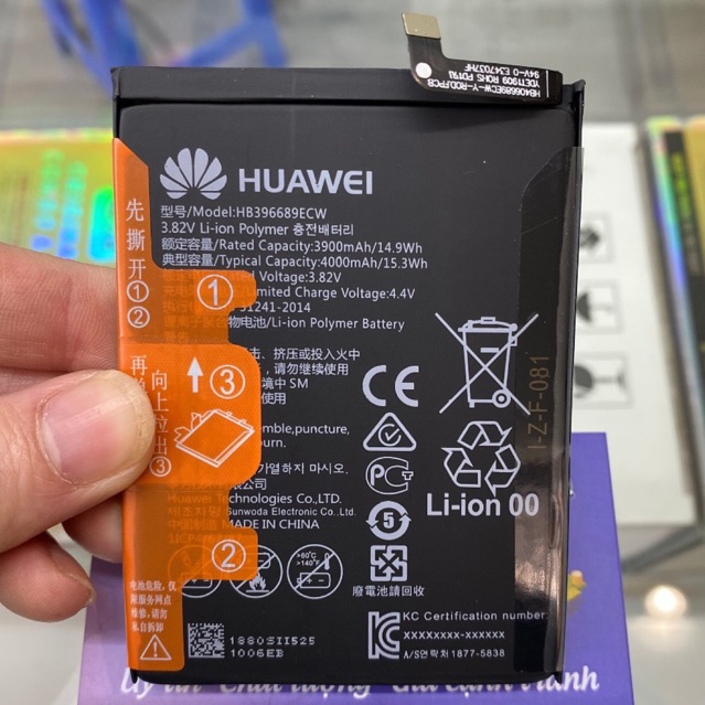 Pin Huawei Y9 2019 / Y7 2019 / Y7 prime 2019 / Mate 9 / 8C / Y7 prime (HB406689ECW) loại 1