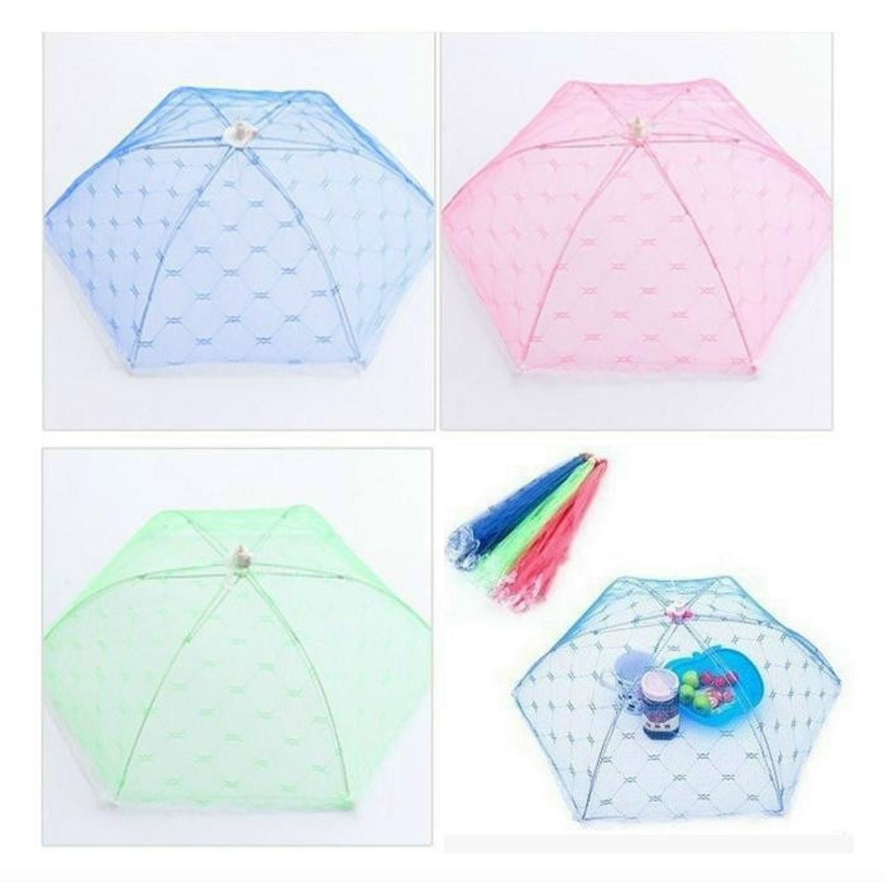Lồng Bàn Lưới Đậy Thức Ăn Gấp Gọn ( đường kính 60cm )
