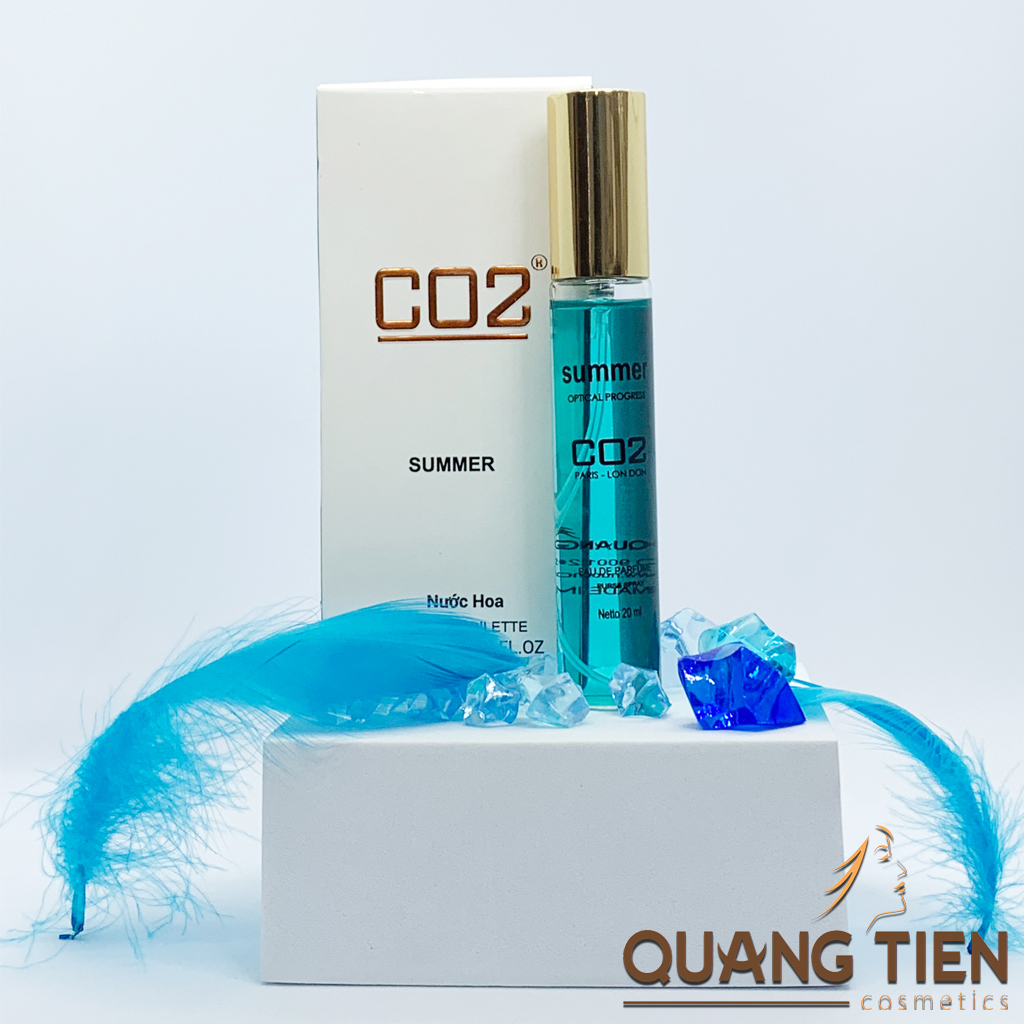 Nước hoa Nam CO2 Summer Eau De Toillette (hương gỗ thơm mát, lưu hương từ 05 - 07 giờ)