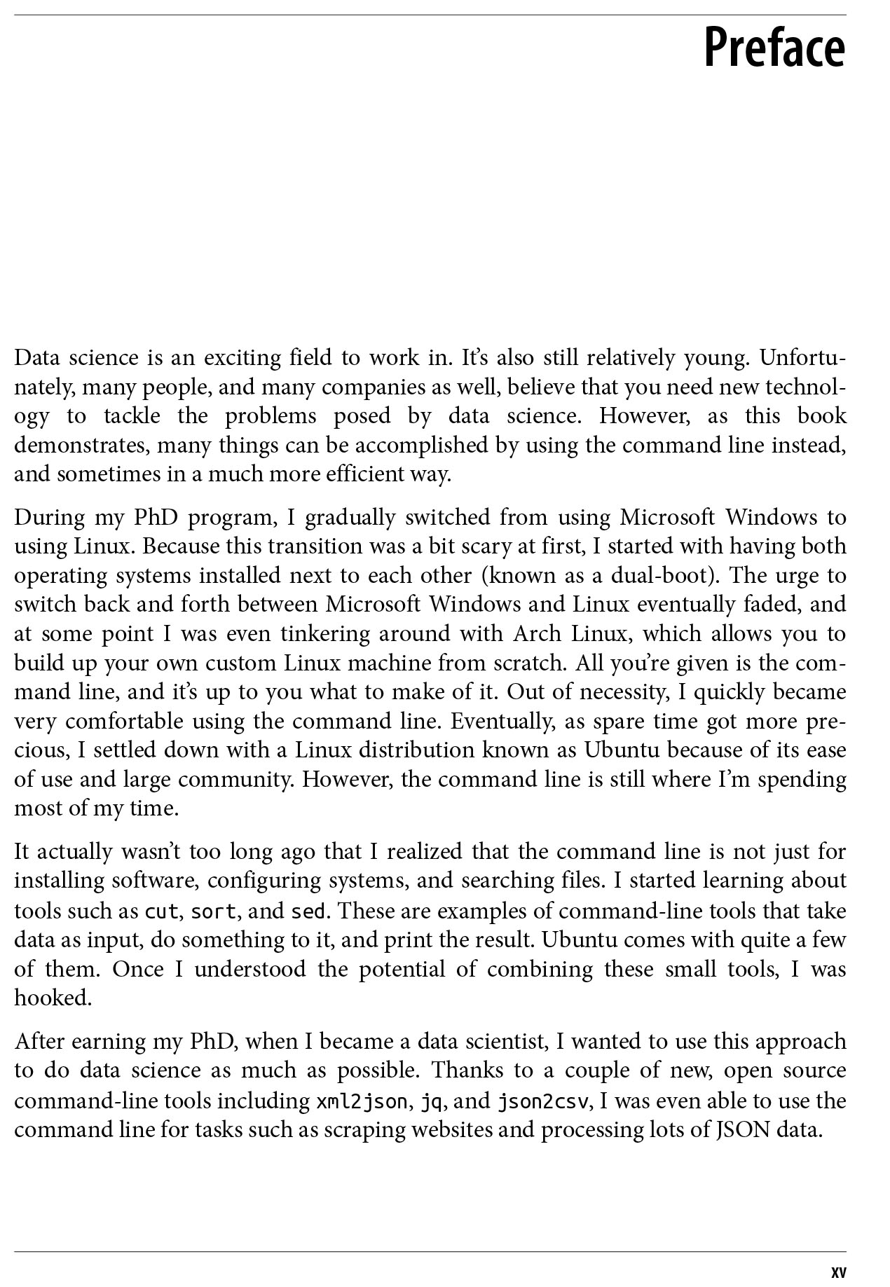 Sách Data Science at the Command Line Obtain, Scrub, Explore, and Model Data with Unix Power Tools - Hanoi Book store