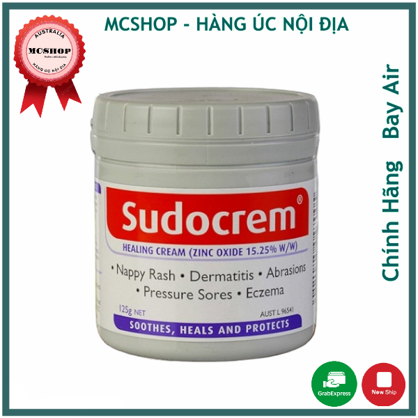 Kem chống và hăm tã SudoCrem ÚC (30g/125g/250g/400g)
