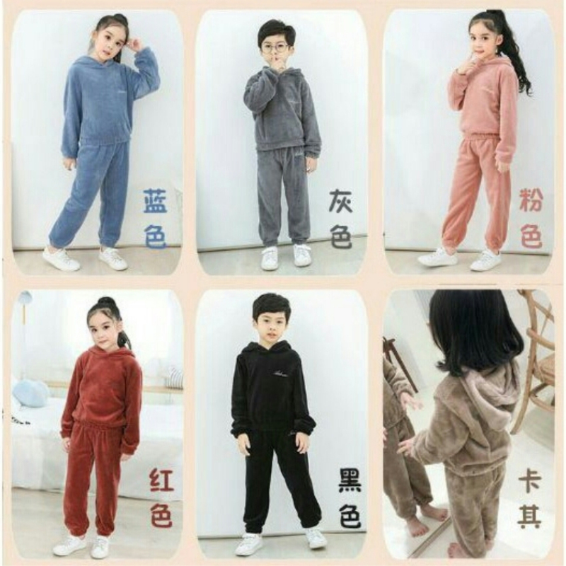 Nơi bán Set quần áo lông cừu cho mẹ và bé ngày đông Bộ quần áo Dstudio - Q5689