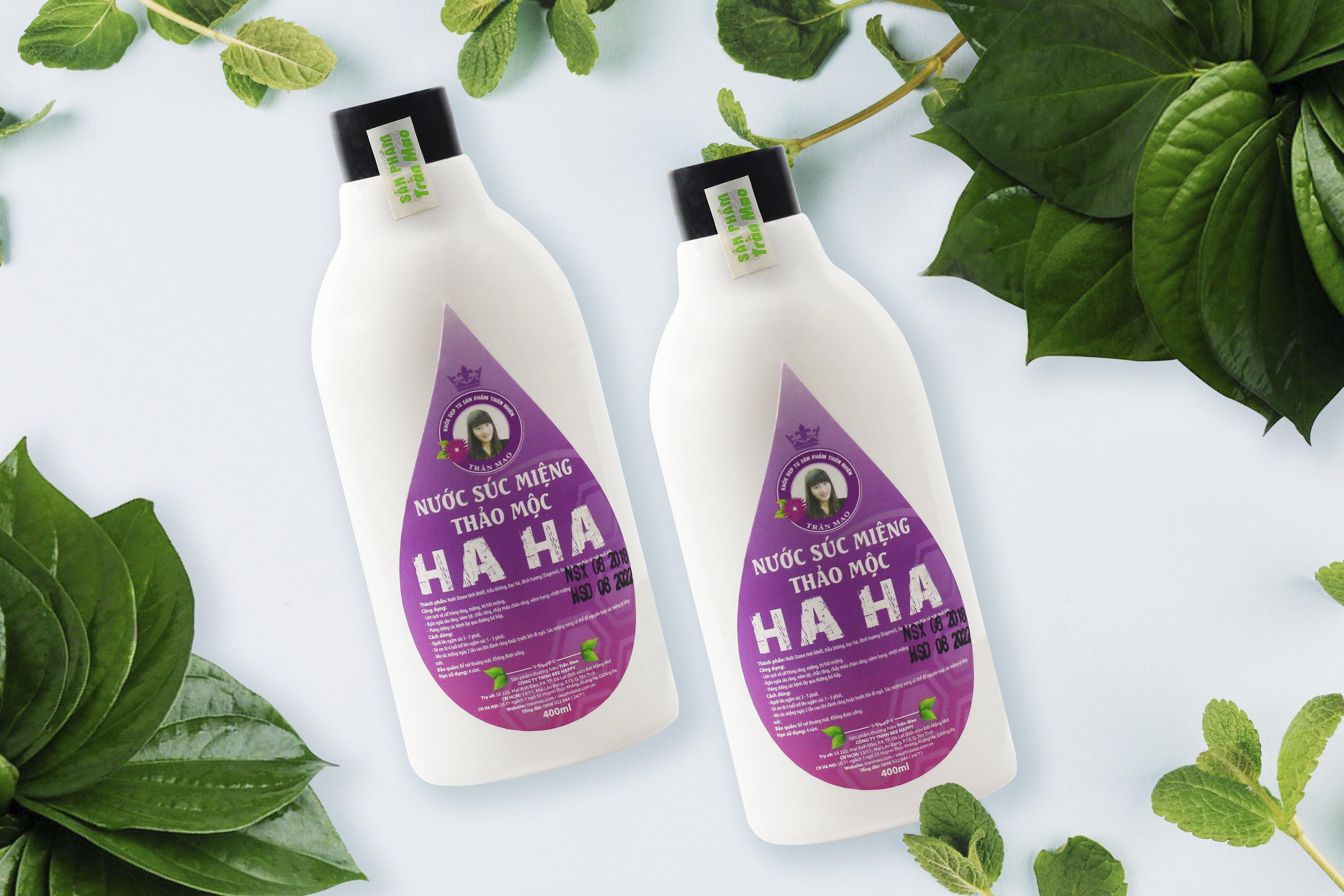 NƯỚC SÚC MIỆNG THẢO MỘC HA HA TRẦN MAO