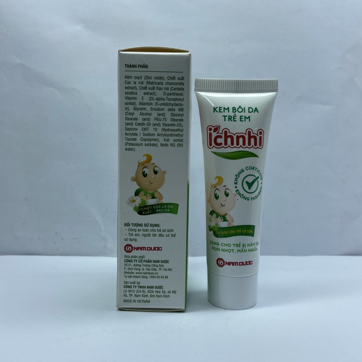 Kem bôi da trẻ em Ích Nhi