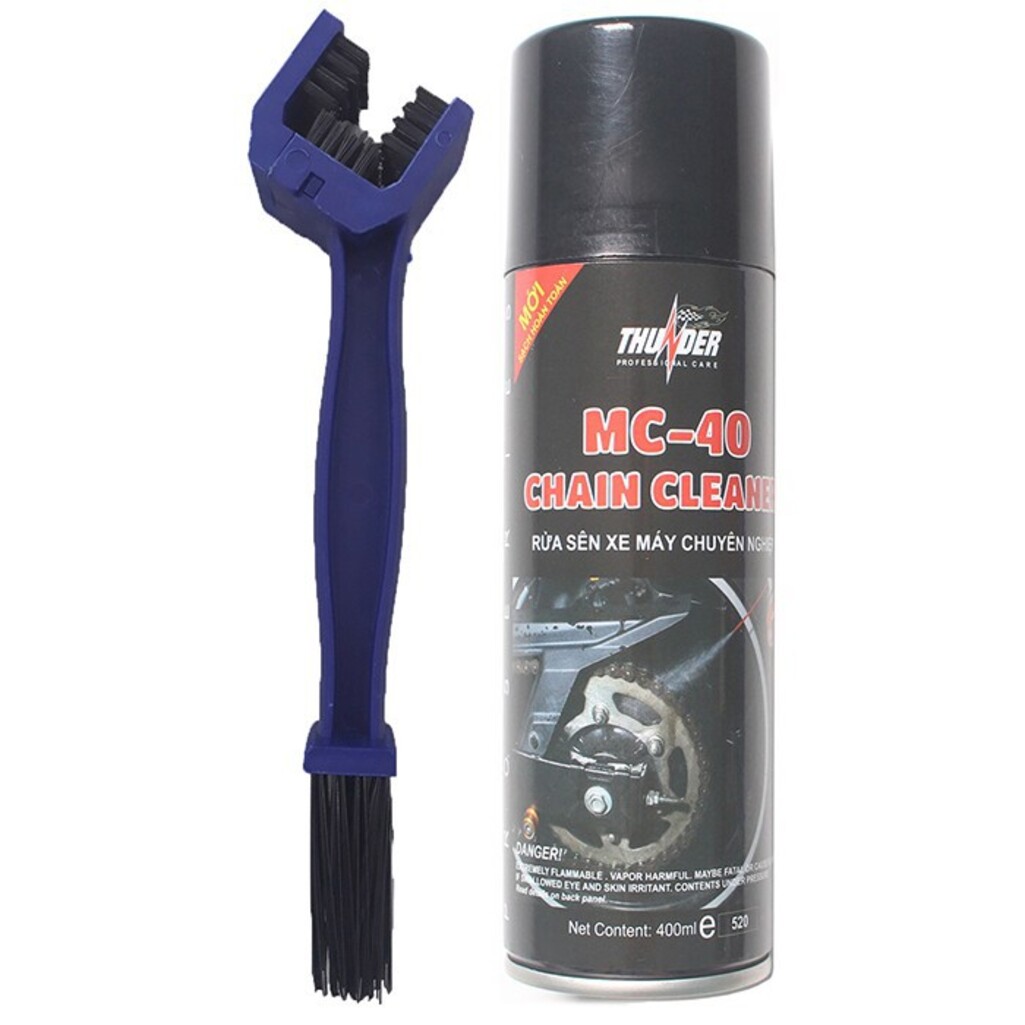 Dưỡng sên xe máy ThunDer, rửa xích xe 400ml
