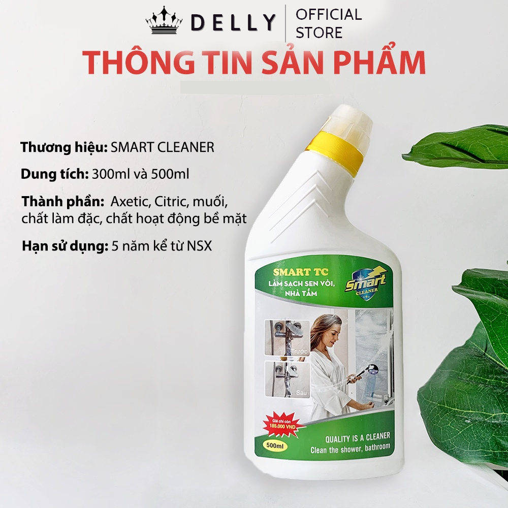 [set 4 chai - giảm 50k] Nước tẩy rửa đa năng Smart - chất tẩy đa năng