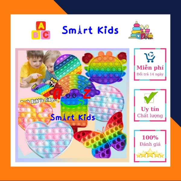 Trò Chơi Giải Trí Pop It Fitget Toys Giá Rẻ Đồ Chơi Game Nhấn Bong Bóng Giảm Căng Thẳng Hiệu Quả Cho Người Lớn Trẻ Em SmartKids-SKPOP01