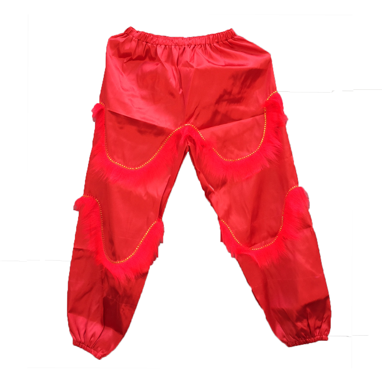 [7-11/12 VOUCHER 8%]Quần múa lân trung thu cho thiếu niên dài 90cm - màu đỏ