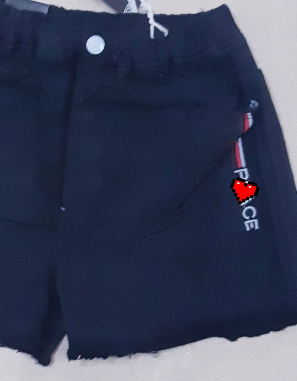 Quần short jean cho bé gái size đại