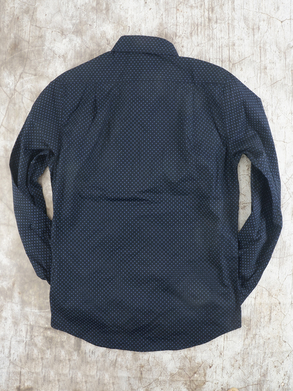 BHPC Regular Fit Business Casual Long Sleeve Polka Dot Shirt S-M