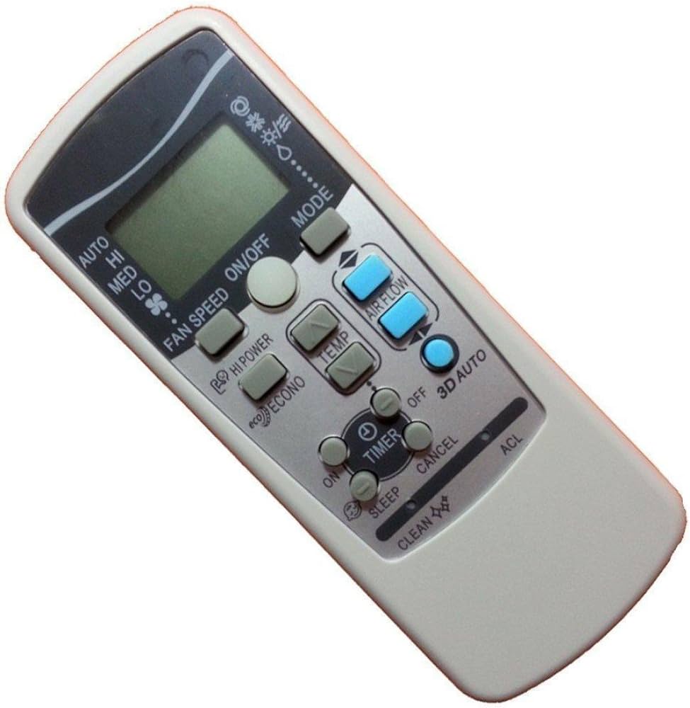 Mitsu 3D - Remote Control for Mitsu Heavy 3D Air Conditioner - Free Battery (No 3D Button)