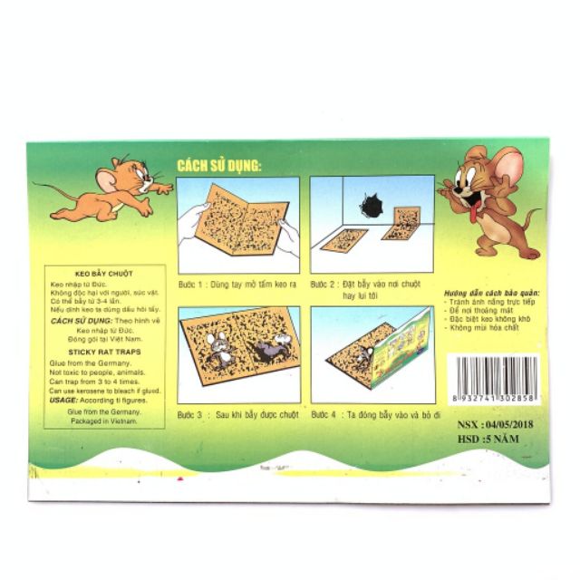 Combo 2 Miếng Keo Bẫy Chuột - Keo Dính Chuột
