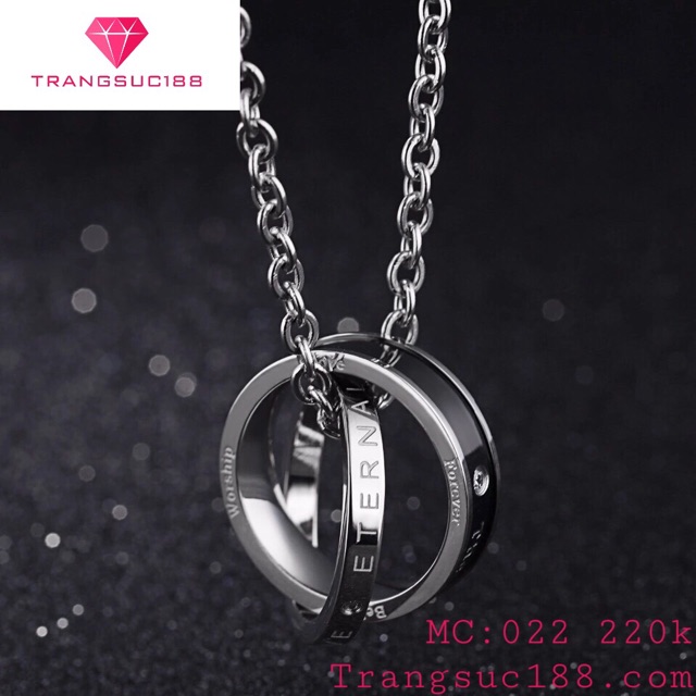 [HCM]Lắc tay inox nam 2 dây cá tính LN105