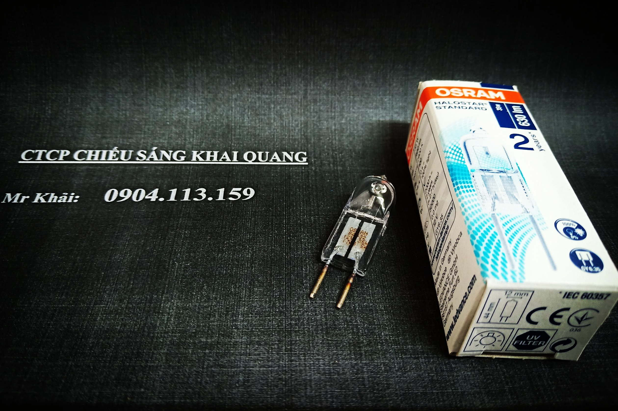 Bóng đèn halogen 12v 35w 64432 osram đức