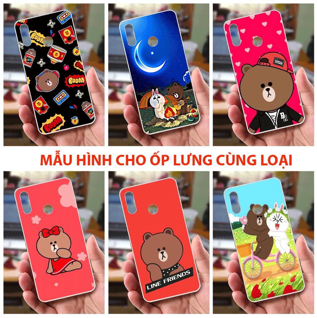 Ốp lưng Huawei Nova 3i (dẻo viền trắng trong) - Gấu Thỏ Đạp xe