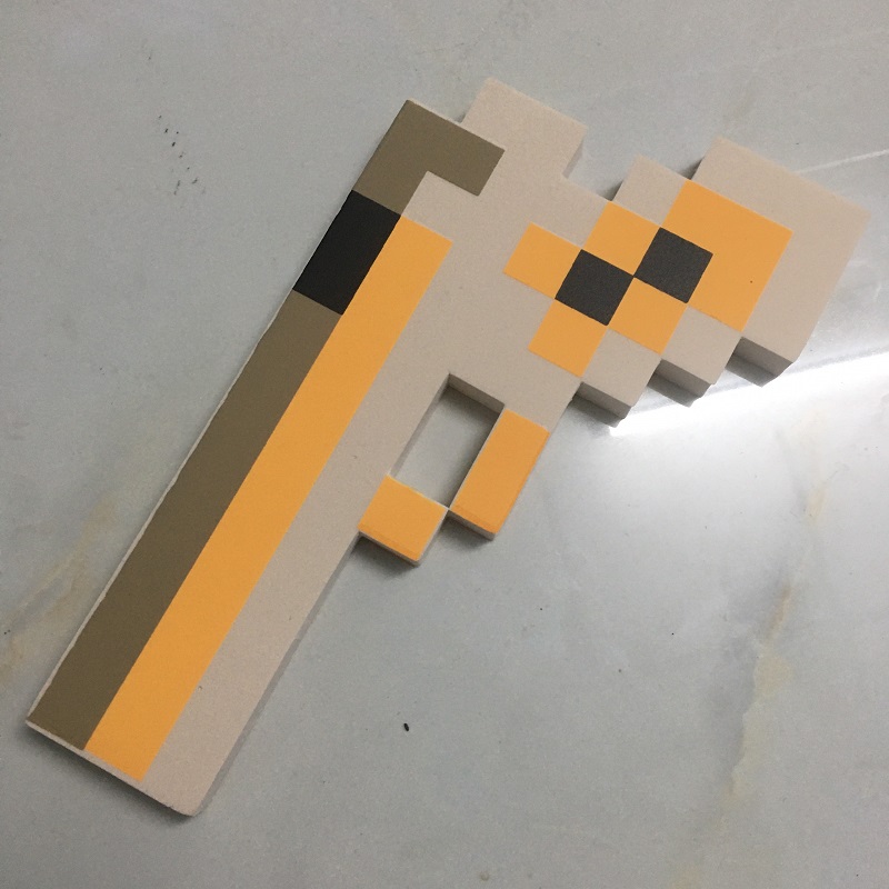 Đồ chơi minecraft Sung lục xám