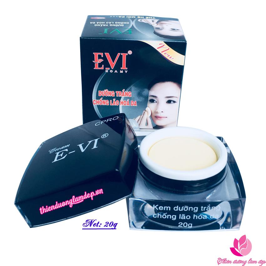 Kem dưỡng trắng, Chống lão hóa da E-VI (20g)