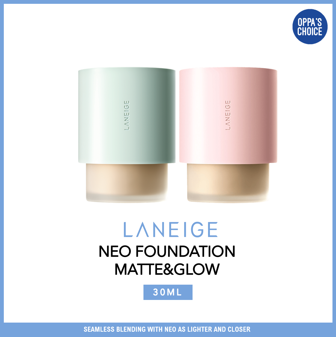 LANEIGE NEO FOUNDATION MATTE & GLOW 30ml SPF16 PA++ (All Shades are available)