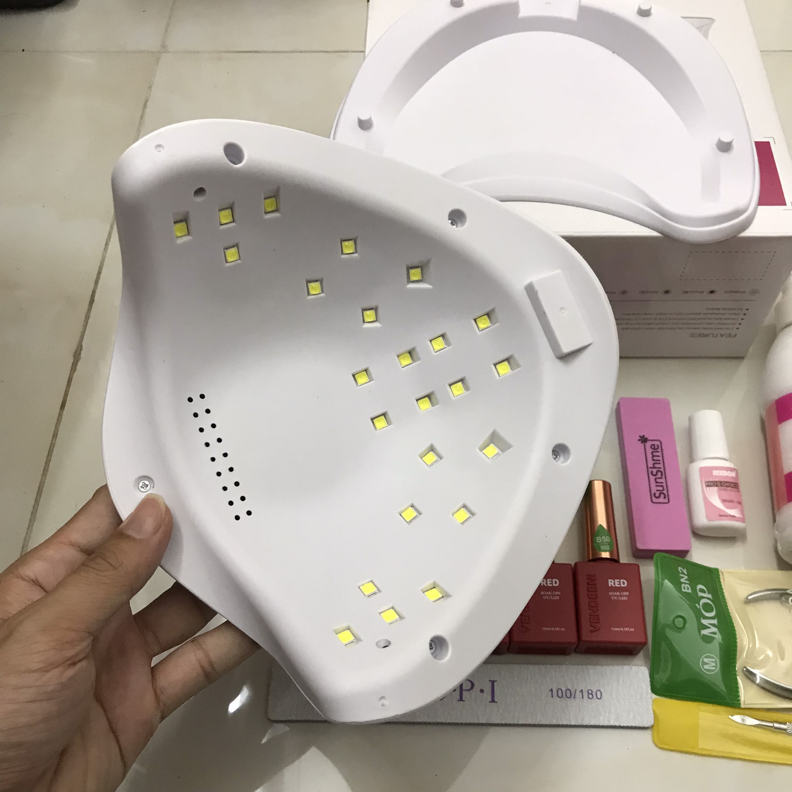 Combo đồ làm nail cơ bản 669k (Combo làm sơn gel cho người mới)