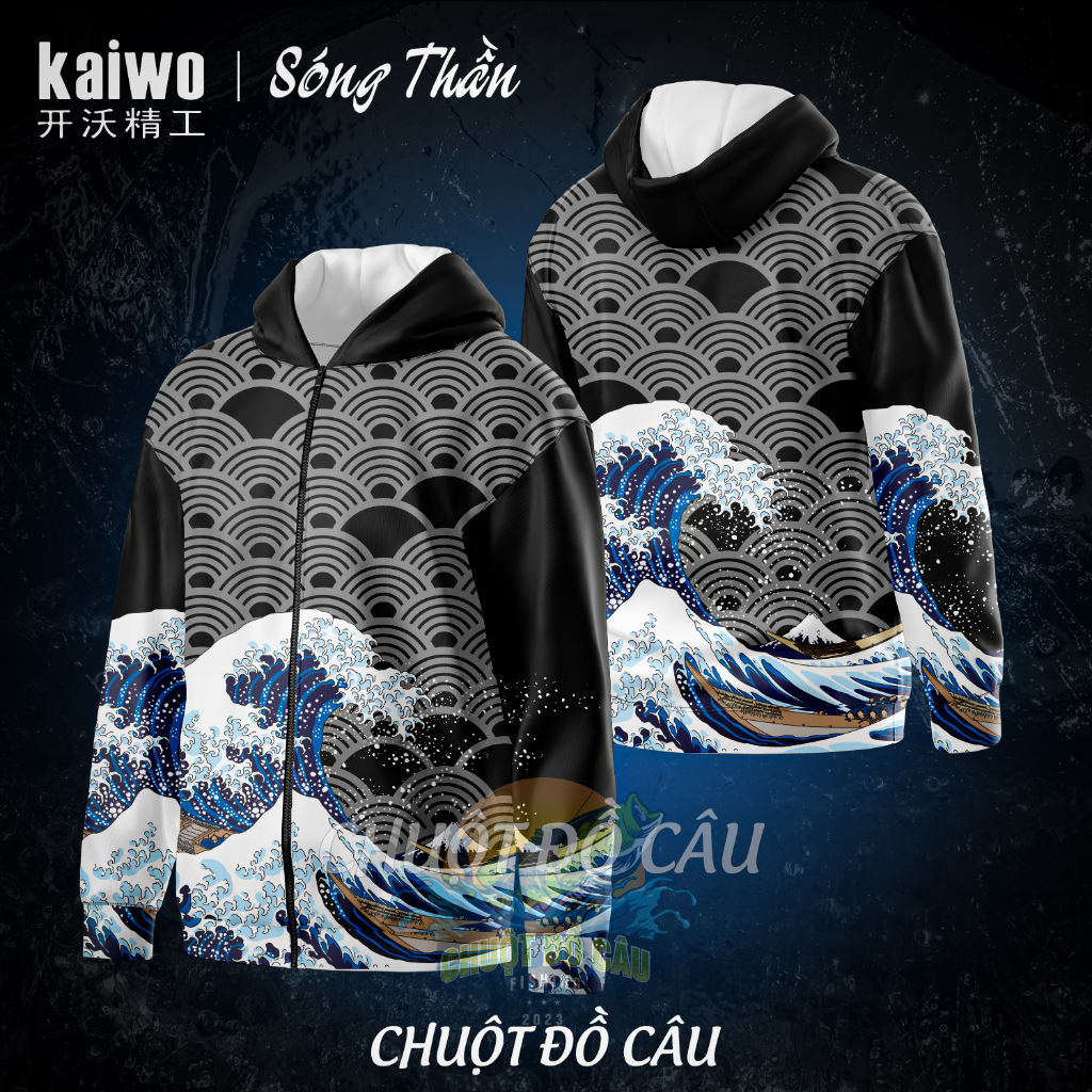 Áo khoác câu cá Kaiwo Sóng Thần
