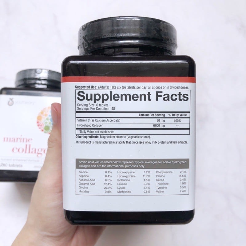 Viên uống Youtheory Collagen Mỹ