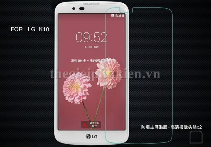 Miếng dán kính cường lực LG K10 chống vỡ, chống xước màn hình