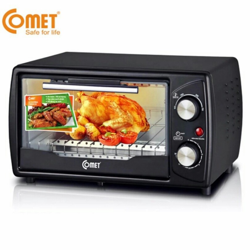 [CHỈ 7.3 HOÀN TIỀN 15%]Lò nướng điện đa năng 10 lít Comet CM6510