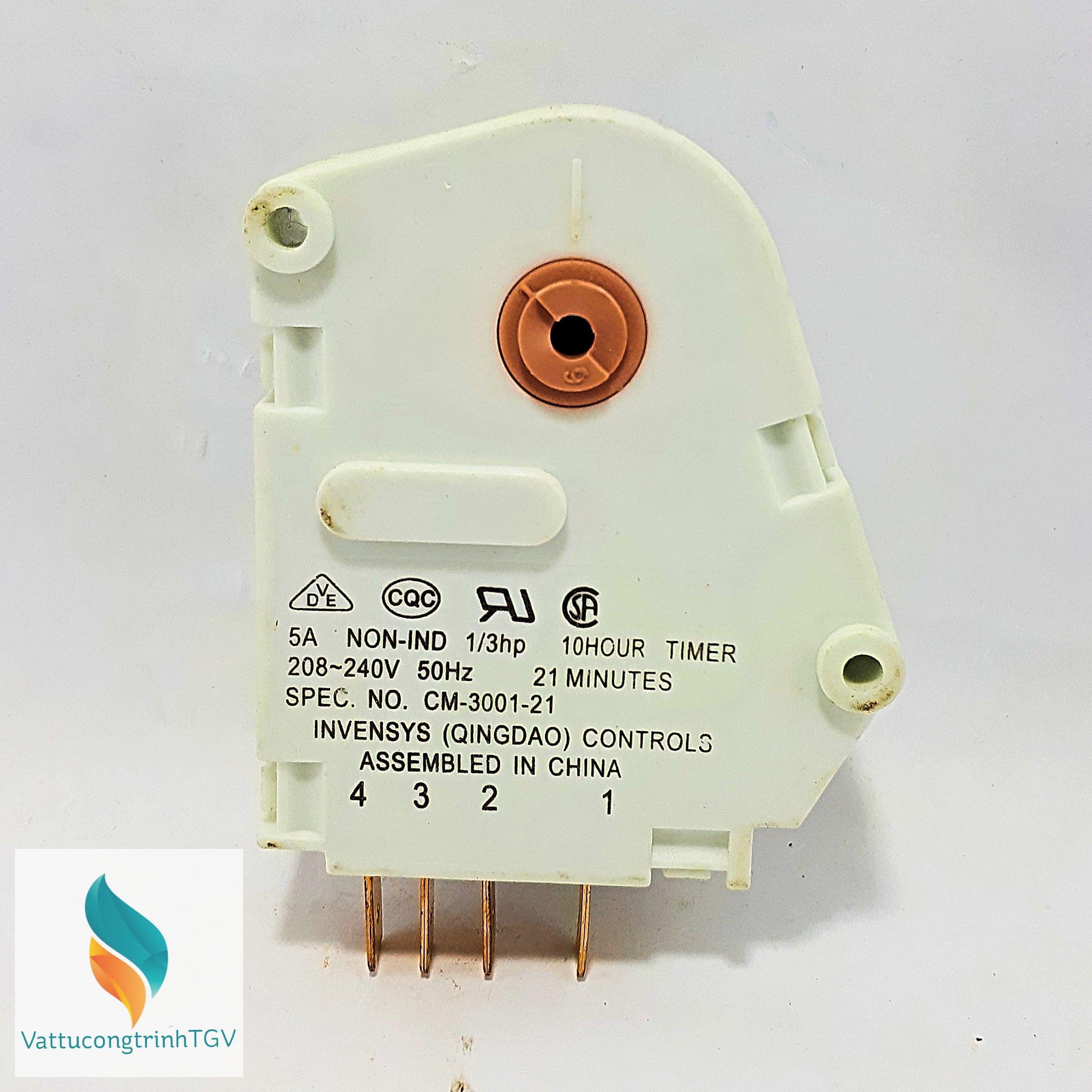 Đồng hồ Rơle thời gian 4 chân tủ lạnh DEAWOO