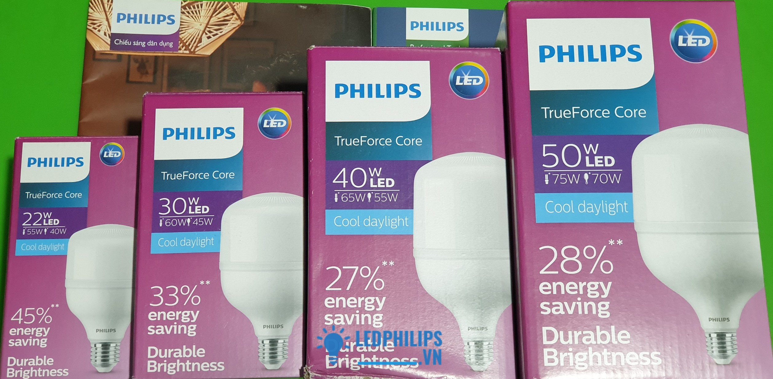 [HCM]BÓNG PHILIPS LED - TRỤ 22W - TRẮNG (đuôi xoáy E27)