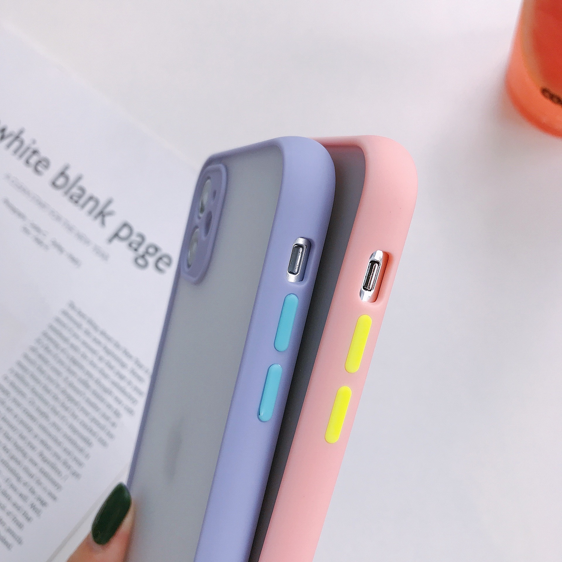 [Siêu Sale] [Có sẵn] Ốp iphone viền mờ nhám 6plus/6splus/7plus/8plus/X/Xs/Xsmax/11/11promax