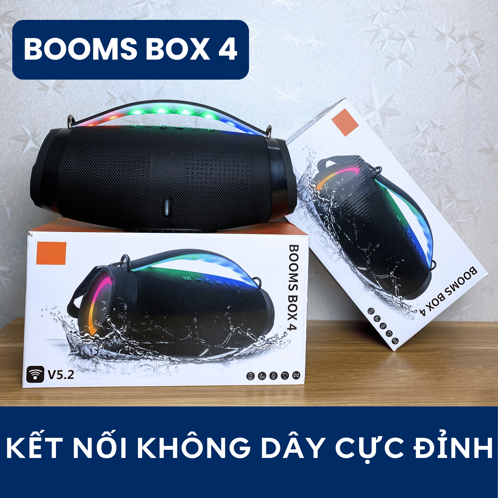 Loa Bluethooth Không Dây BOOMBOX 4 – M13 – M10 – BOMBOX 4 mini, LOA CÔNG SUẤT LỚN , SIZE ĐẠI , ÂM THANH HAY , BASS CHUẨN – BẢO HÀNH LỖI 1 ĐỔI 1