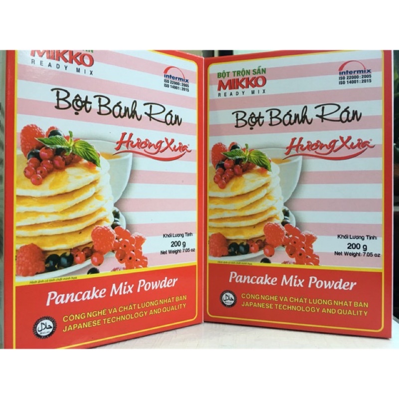Bột bánh Pancake 200g Mikko Hương Xưa