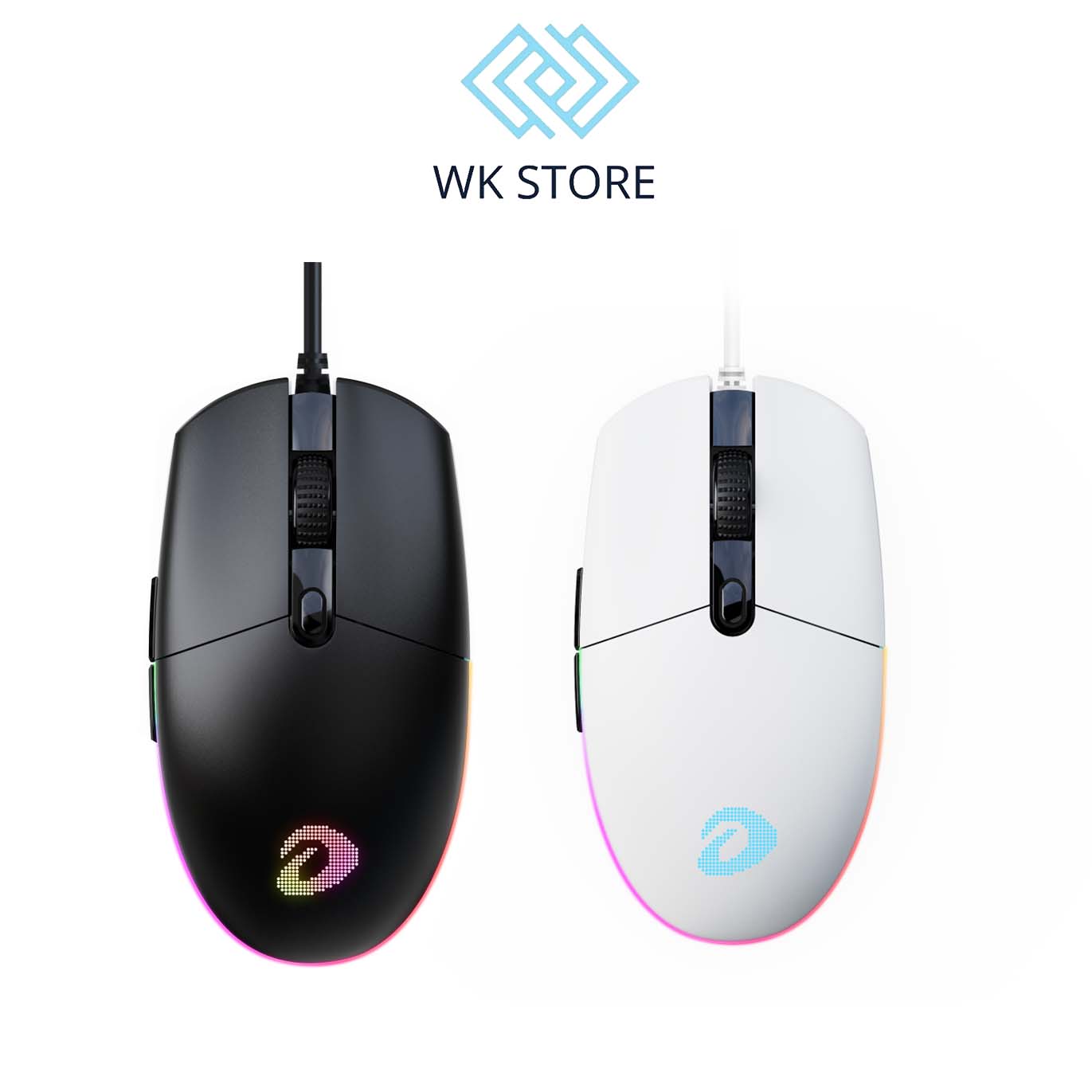 Chuột Gaming DAREU EM911 (RGB, DareU BRAVO sensor: 10.000 DPI, Lightweight: 72g) - Chính hãng ( Bảo hành 24T)