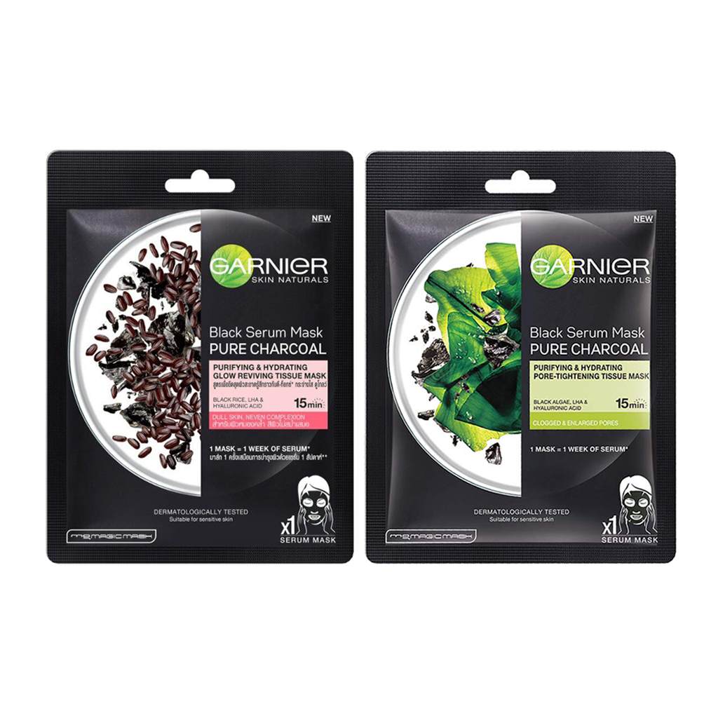 Mặt nạ giấy Garnier Black Serum Mask
