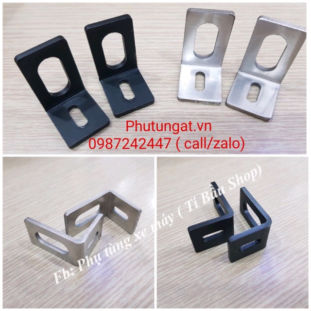 Pat gắn trợ sáng bi mini ngay ốc chân phuộc ( 1 cặp)